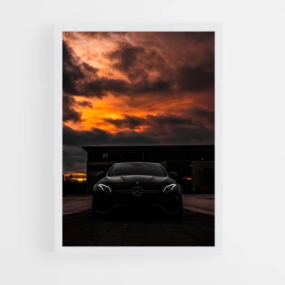 Poster Éclatant E63 AMG – affiche Mercedes (vue 3)